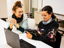 Jill Backs (li.) und Fikria Aab-Baz